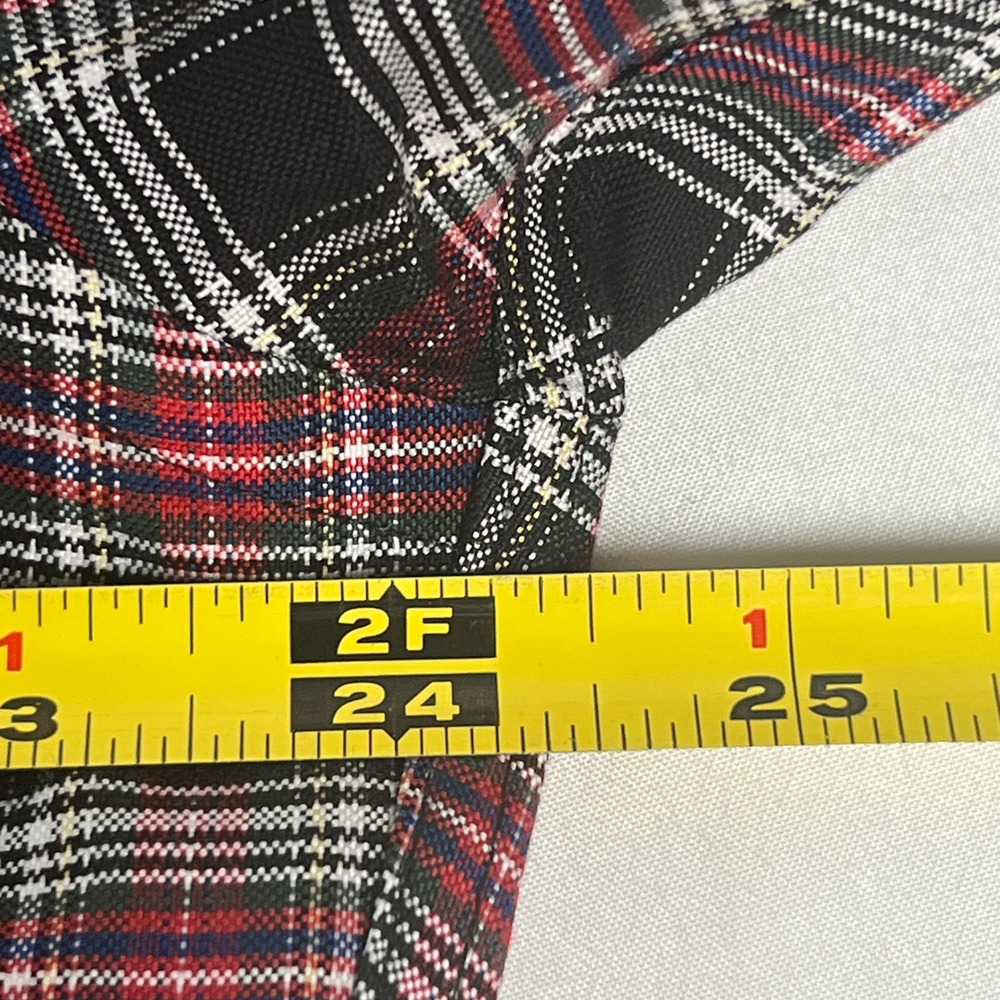 Brooks Brothers Button Down Mens L Black Red Plaid Regent Non-Iron Supima Cotton - Picture 6 of 7